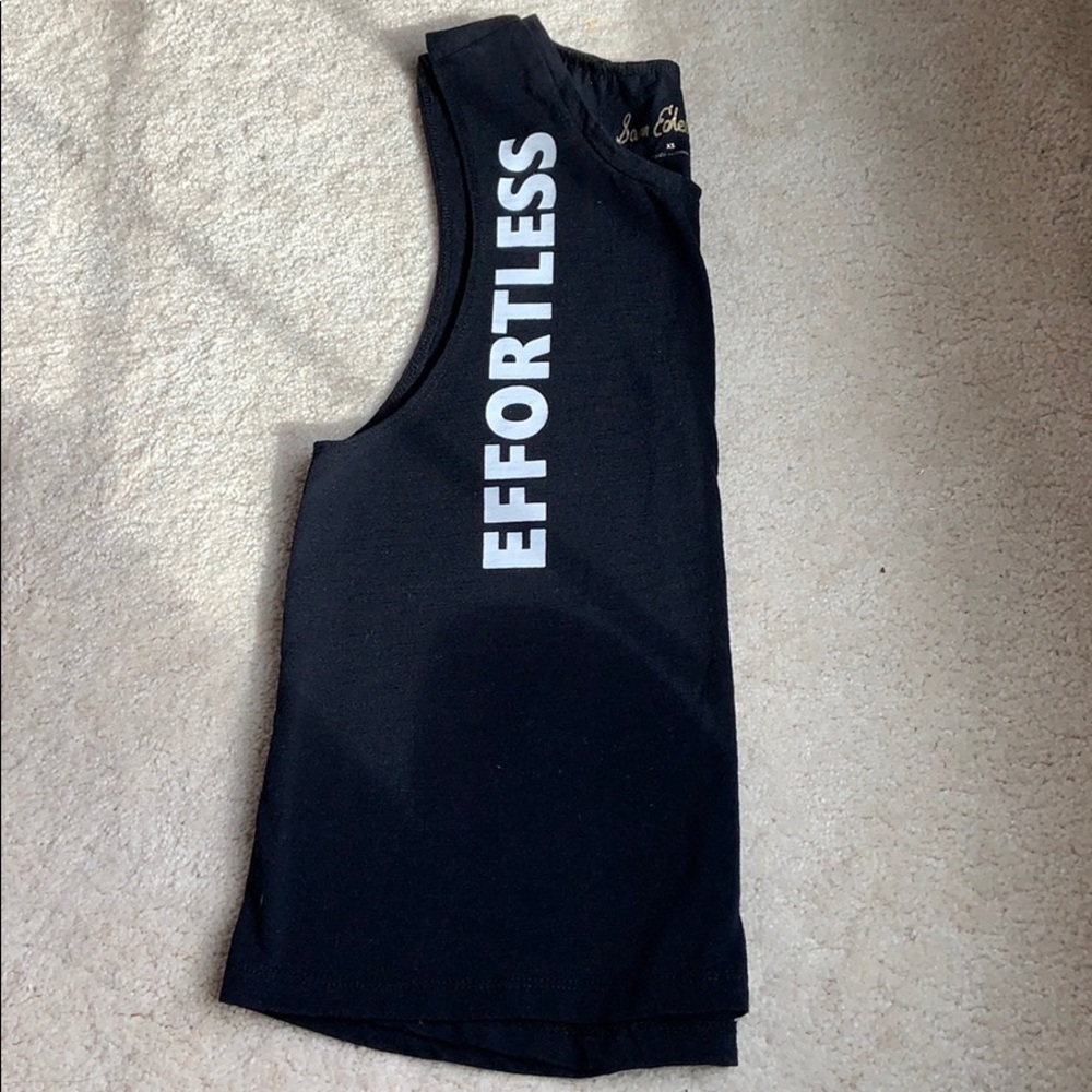 Sam Edelman black workout Tank top